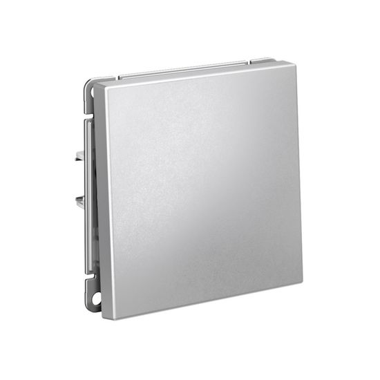 Выключатель кнопочный 1-кл. ArtGallery быстрозажим. клем. механизм алюм. SE GAL000315S