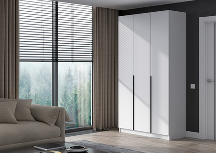 Шкаф с ящиками Элегант-2 белый