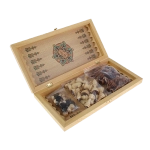 Набор 3 игры "Рыцари" (шахматы, нарды шашки, игральная складная доска 40 x 40 см.)