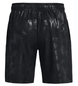 Теннисные шорты Under Armour Woven Emboss Short - black/black