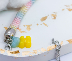 Чокер из бисера с подвеской by A.S.