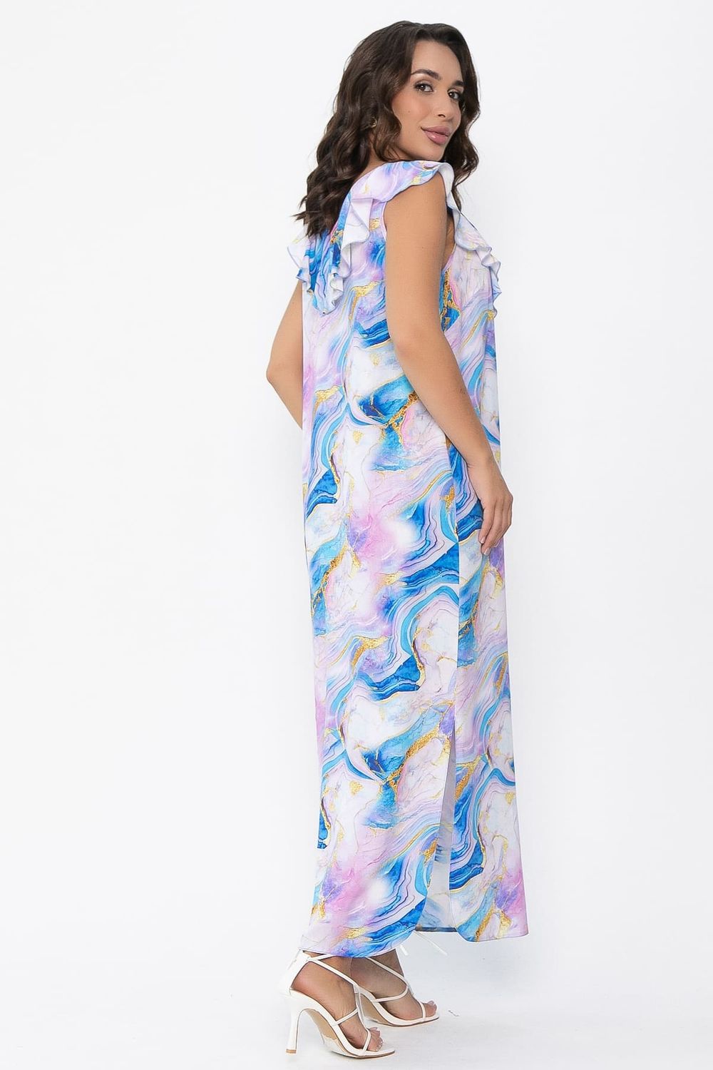 Платье Хатиса (голубо-розовое) П14073-4М LT Collection