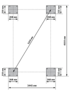 Четырёхстоечный подъёмник Launch TLT-440E + траверса
