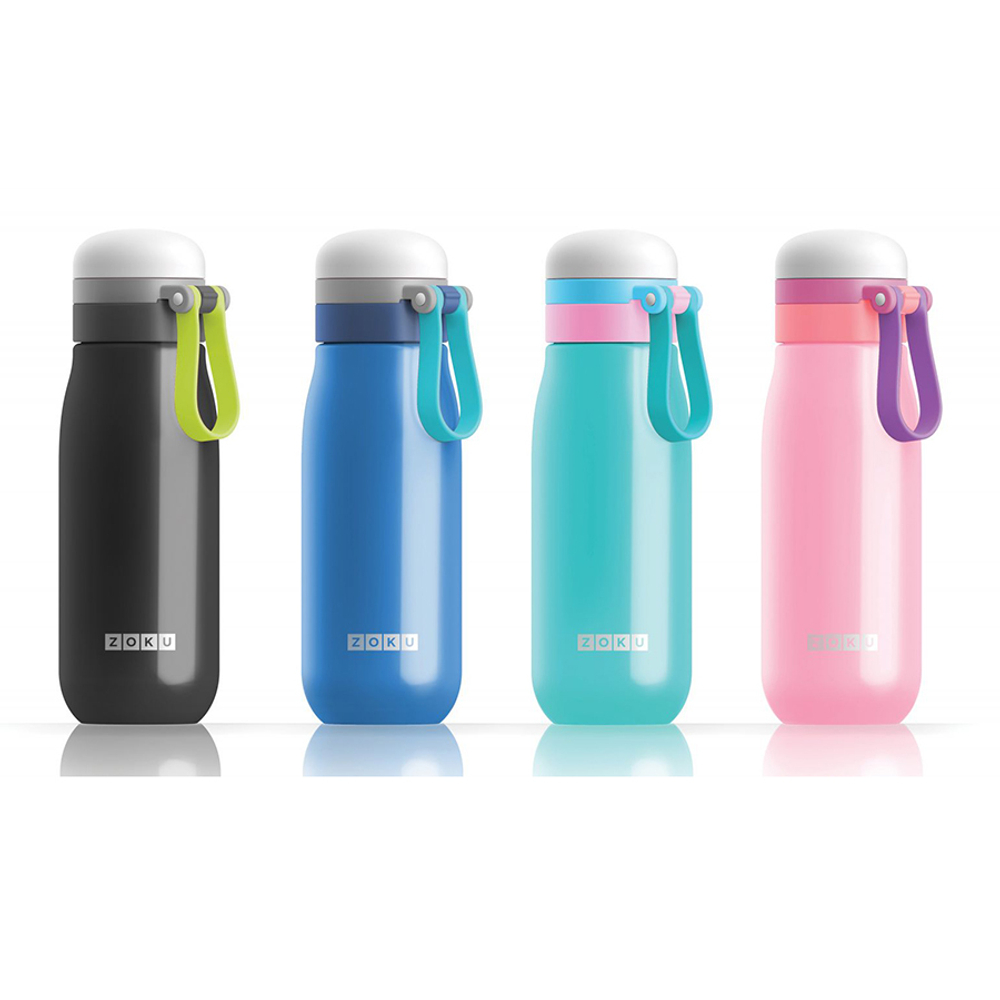 Бутылка вакуумная из нержавеющей стали 500 мл синяя