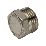 Заглушка с наружной резьбой STOUT SFT 0025 - 1/2" (для стальных труб, латунь никелированная)