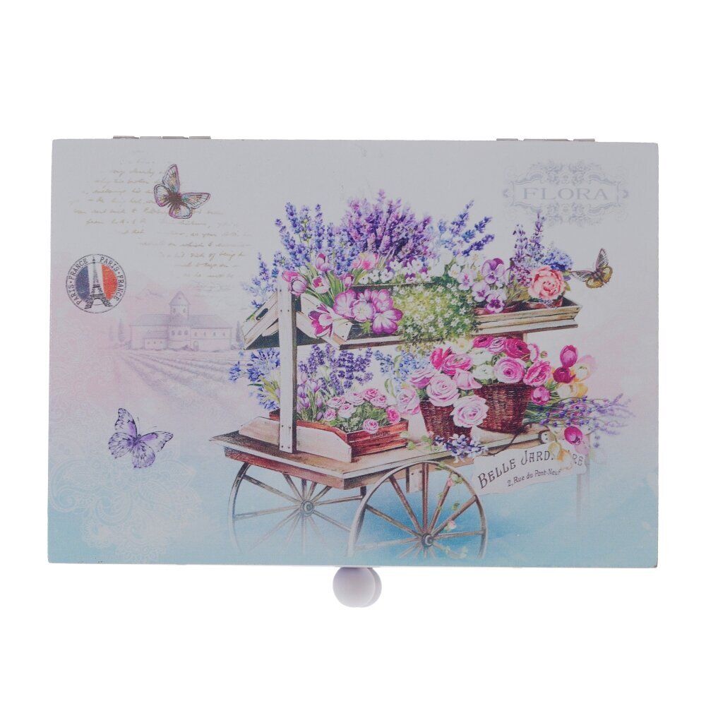 GAEM Шкатулка для украшений музыкальная, L17 W12,5 H13 см