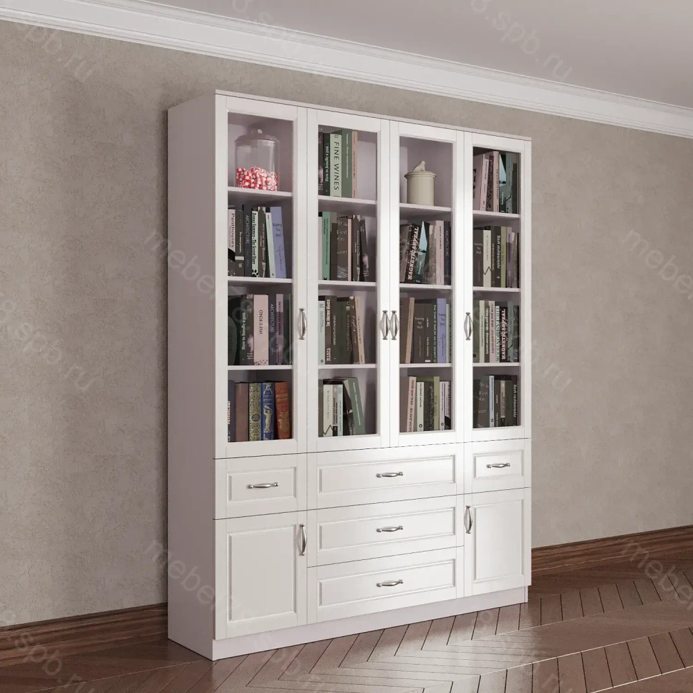 Шкаф книжный 4/7 (мадес)