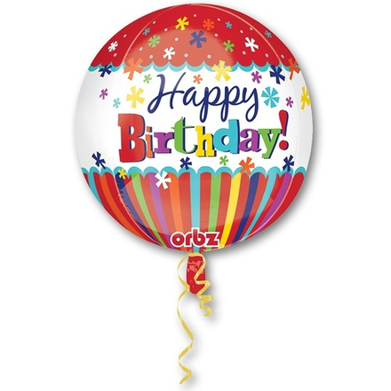 А 3D СФЕРА 16" HB Искры и полосы G20