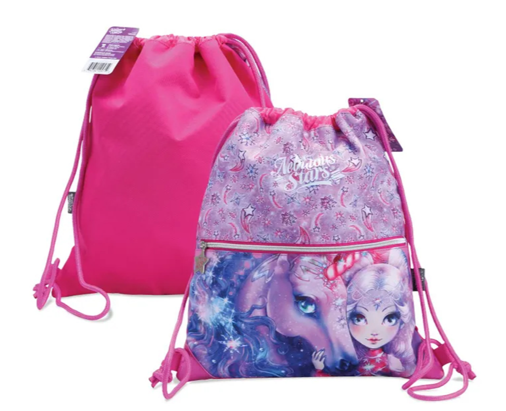 Сумка-мешок для сменной обуви, спортивной одежды для девочек Nebulous Stars серия Nebulia