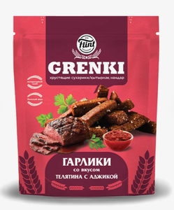Гарлики Flint со вкусом телятина с аджикой 90 г