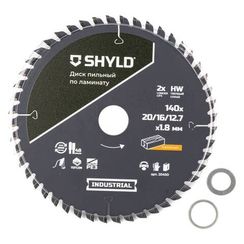 Диск пильный по ламинату SHYLD 140х20/16/12.7мм 48Т (20450)
