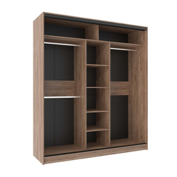 Шкаф-купе трехдверный 2000 Домашний Дуб табачный Craft