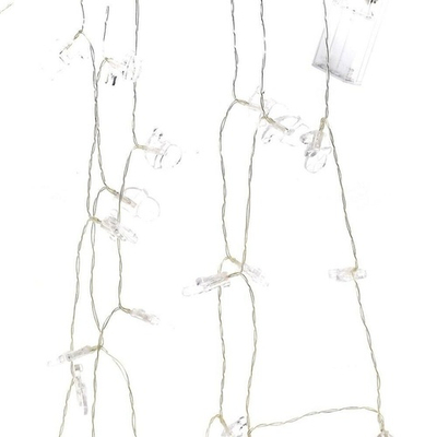 Электрогирлянда LED цветная с насадкой Новогодняя шапочка, длина насадки 2см, 28 ламп, 4м, 1 р.м.