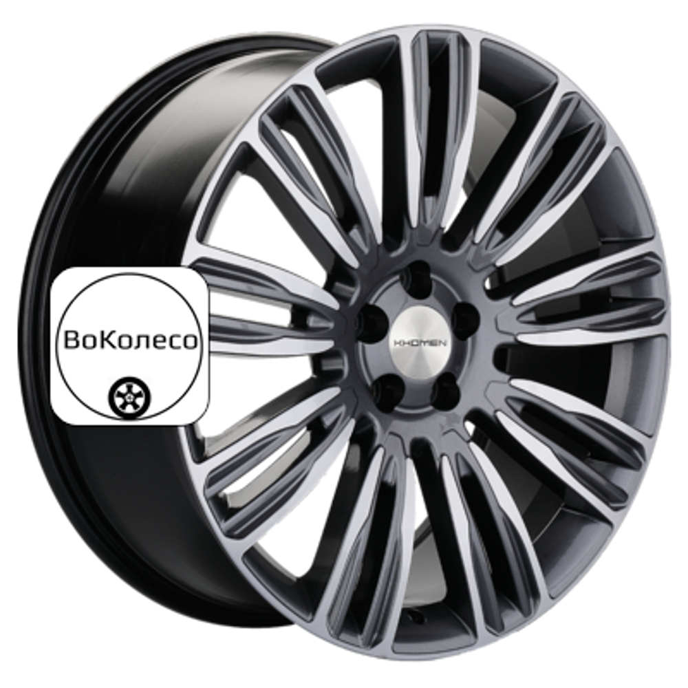 8,5x20/5x114,3 ET48 D67,1 KHW2004 (SantaFe) Gray-FP Khomen Wheels