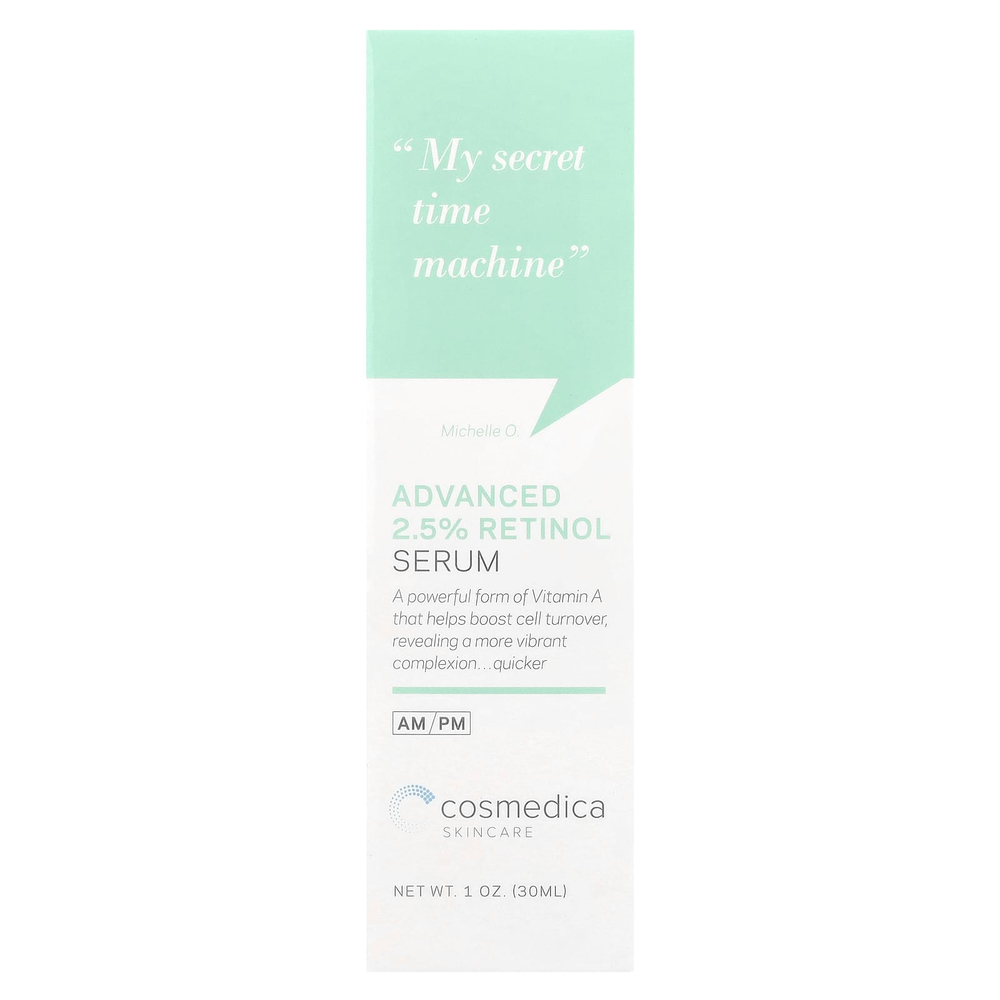 Cosmedica Skincare, улучшенная сыворотка с 2,5% ретинолом, 30 мл (1 унция)