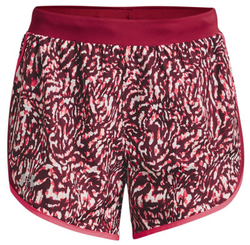 Женские теннисные шорты Under Armour Women's Under Armour Fly By 2.0 Printed Short - Red