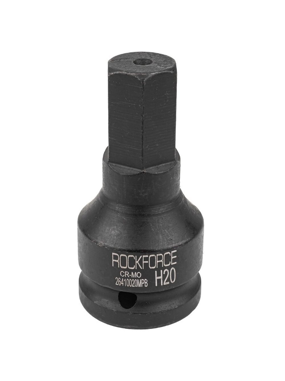 Головка-бита ударная 6-гранная 20мм, 3/4'' RockForce RF-26410020MPB