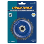 Кордщетка чашеобразная 90 мм М14 для УШМ проволока сталь ПРАКТИКА