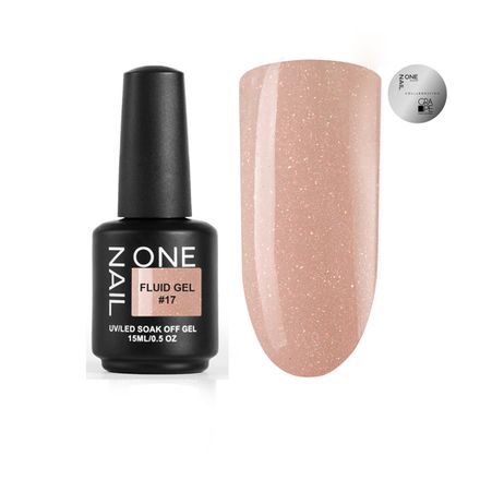 OneNail & Grape Professional Fluid Gel #17 - Гель жидкий, холодный, 15мл