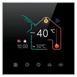 Steam&Water - Smart SAUNA CONTROLLER - Wi-fi контроллер управления электрокаменкой, в черном корпусе, в комплекте с термодатчиком и контактором