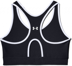 ТОП теннисный Under Armour Women's Armour Mid Keyhole Graphic Sports Bra - черный