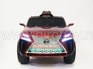 Детский электромобиль River Toys LEXUS E111KX красный фото №2