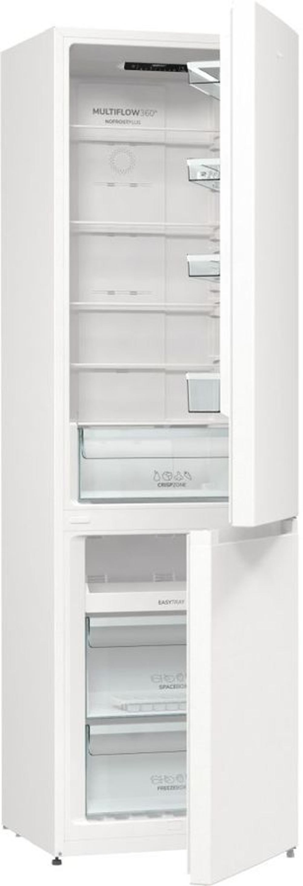 Отдельностоящий двухкамерный холодильник Gorenje NRK6201PW4