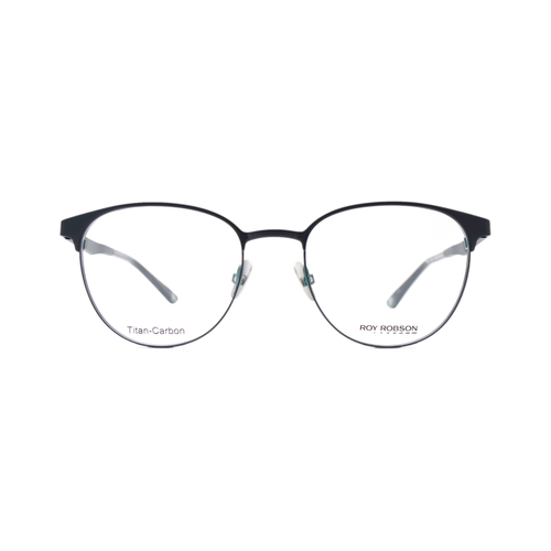 Оправа панто Roy Robson 40110 C1 черная матовая с зелёным