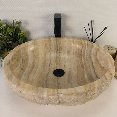 Раковина из оникса Erozy Green EO-64738 57*46*15 0163