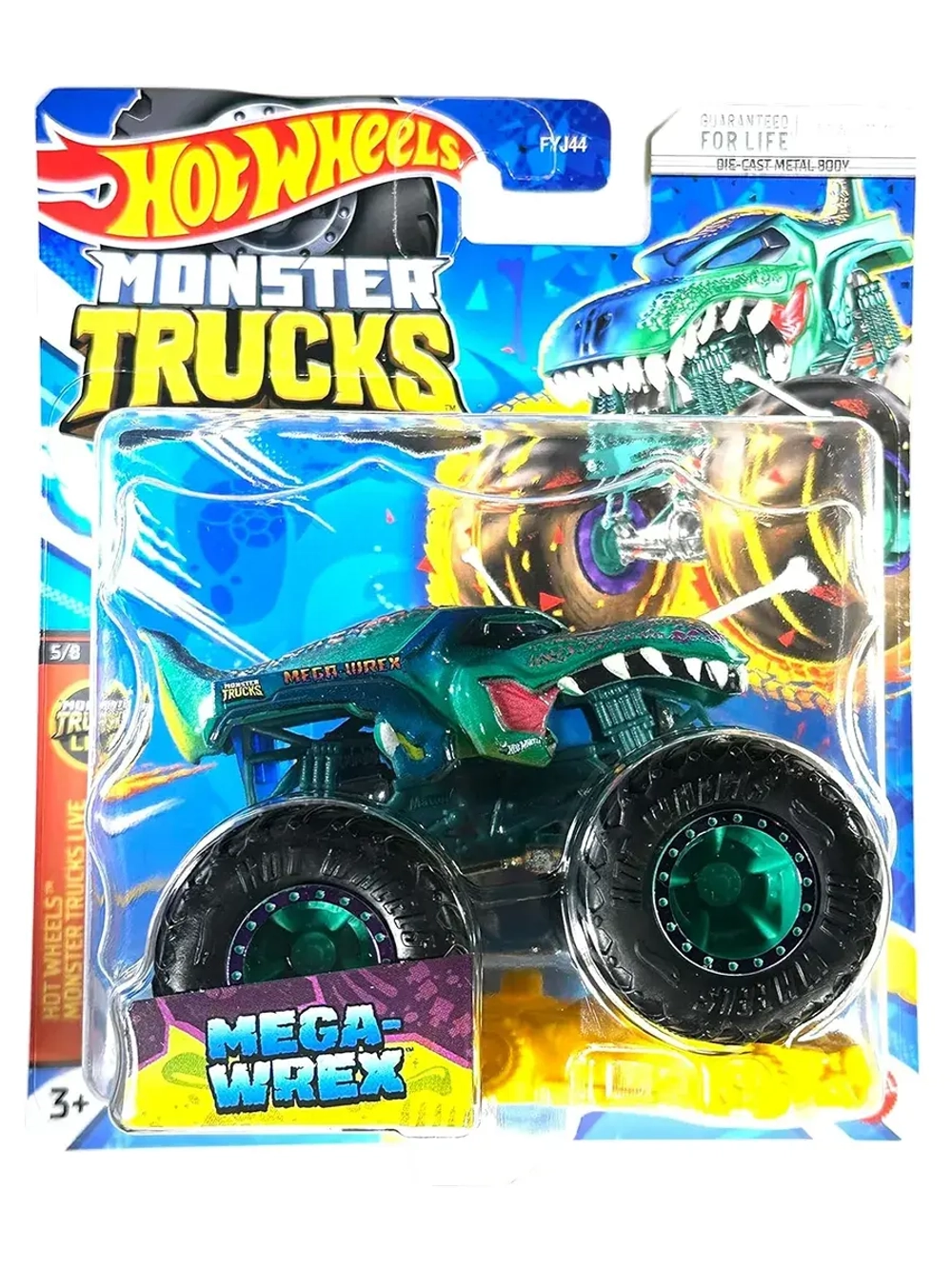 Машинка Monster Trucks Хот Вилс Mega WREX FYJ44 HNW29