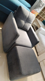 БОСС не раскладное кресло-пуф Монолит Серый (последний экземпляр)