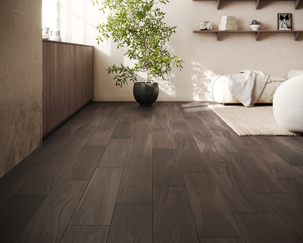 Плитка SPC – ASU 807, Орех Манжурский