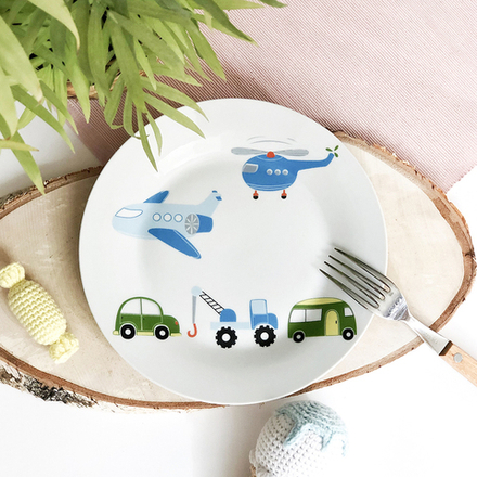 Тарелка baby car 20 см фарфор