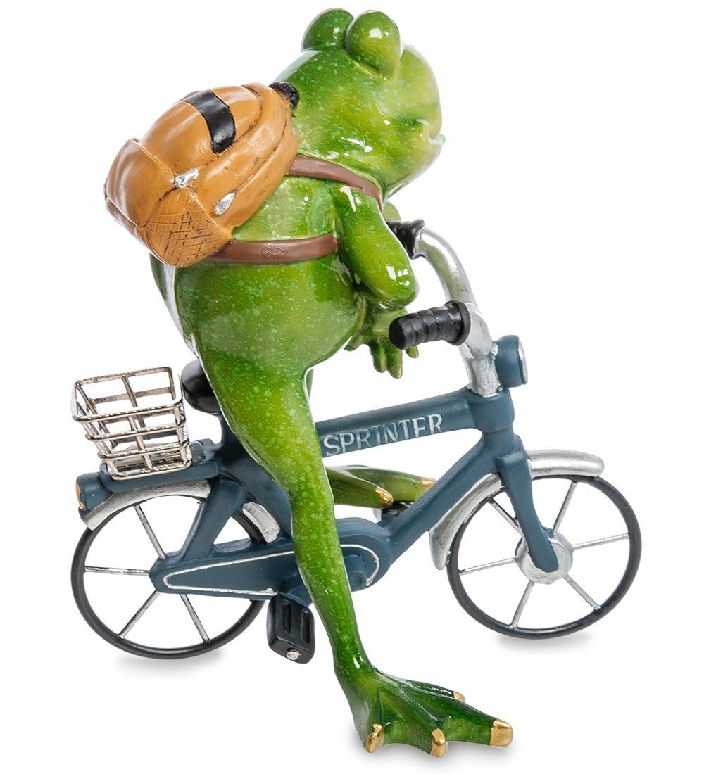 MN- 67 Фигурка «Лягушка - велотурист»