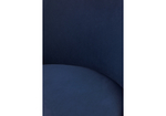 Барный стул Woodville Джама темно-синий, черный матовый, ножки черные