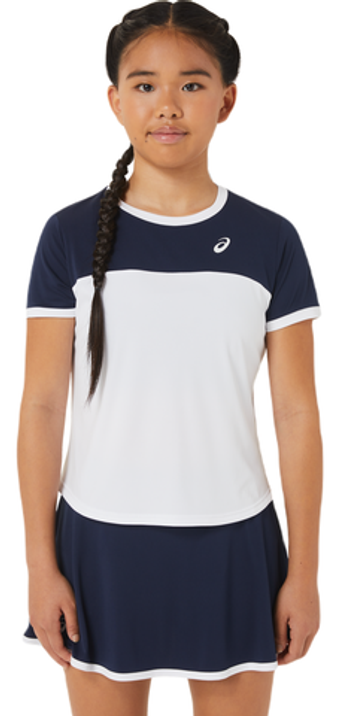 Футболка для девочки теннисная Asics Tennis Short Sleeve Top - белый