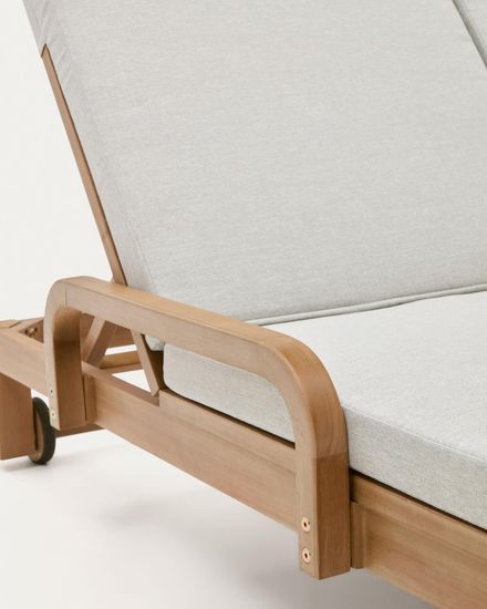 Двойной шезлонг Sonsaura из массива эвкалипта Испания La Forma