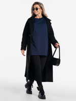 Платье из футера оверсайз