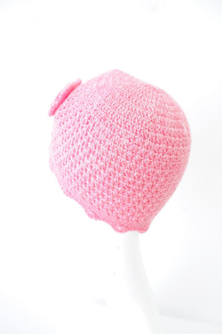 Шапка вязаная крючком на 6 лет