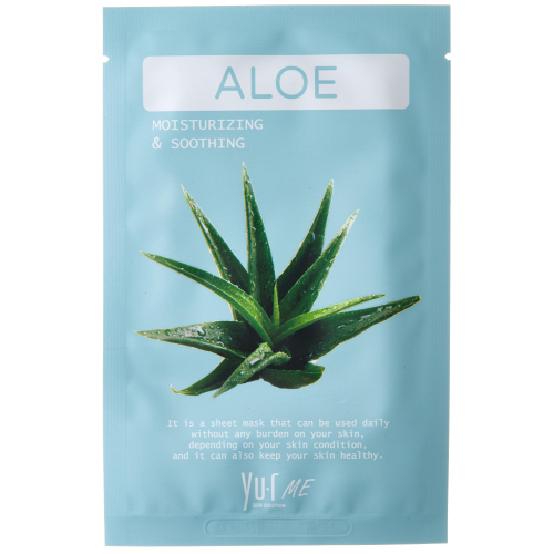 YU.R ME Тканевая маска для лица с экстрактом алоэ - Aloe sheet mask, 1шт