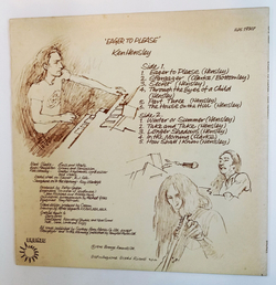 Винтажная виниловая пластинка LP Ken Hensley Eager To Please (Italy 1975)