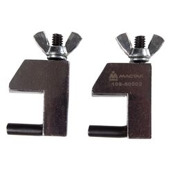 МАСТАК (109-60002) Зажимы для шлангов винтовые, 2 предмета