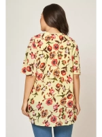 Блузка двухслойная топ + накидка