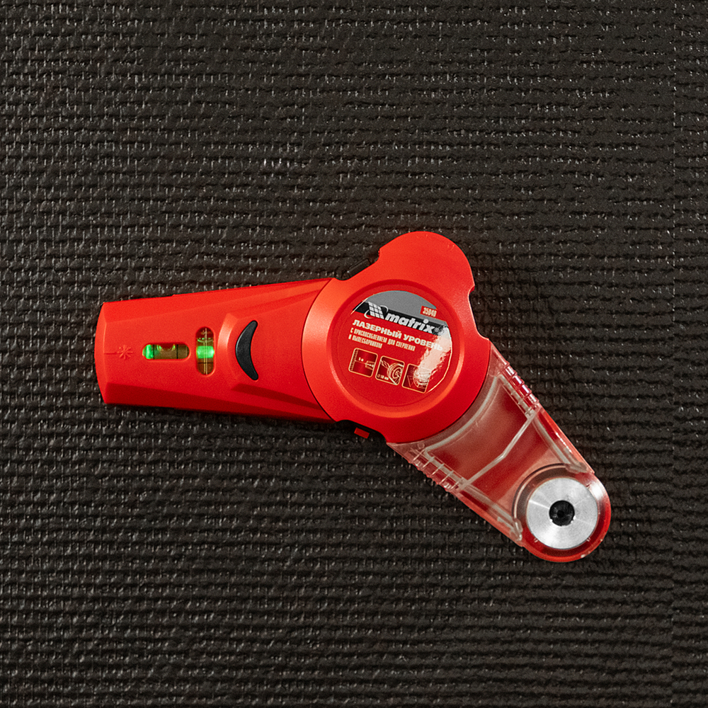 Лазерный уровень с приспособлением для сверления и пылесборником Matrix 35040