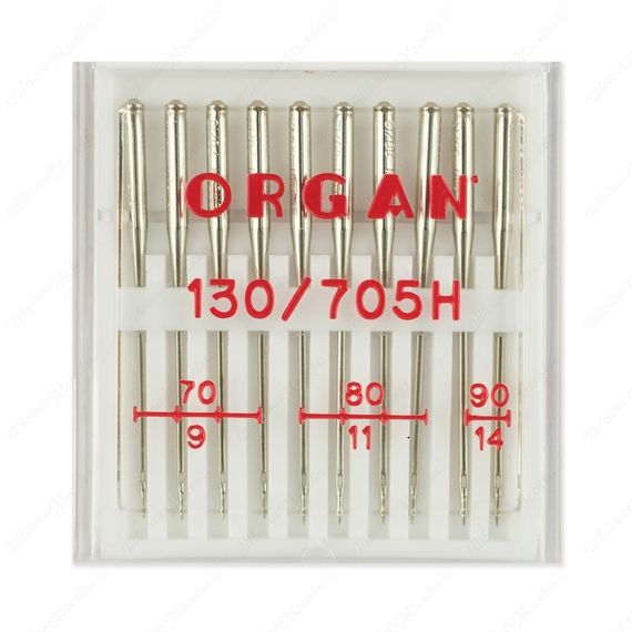 Иглы стандарт №№ 70(4),80(4),90(2), Organ