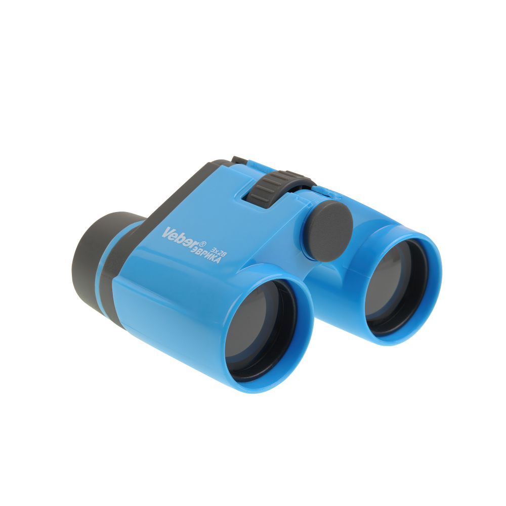 Бинокль детский Veber «Эврика» 3х28, голубой - Регулируемое межзрачковое расстояние