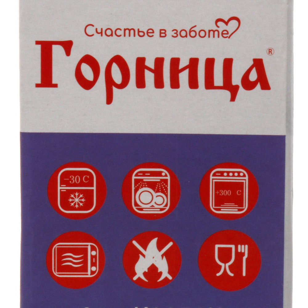 Кастрюля стекло, 29х25х10.4 см, 2.5 л, кругл, с крыш, Горница, К1251К