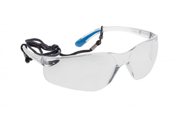 Очки защитные цвет линз: бесцветный цвет оправы: синий универсальный размер SAUER Högert, арт. HT5K012