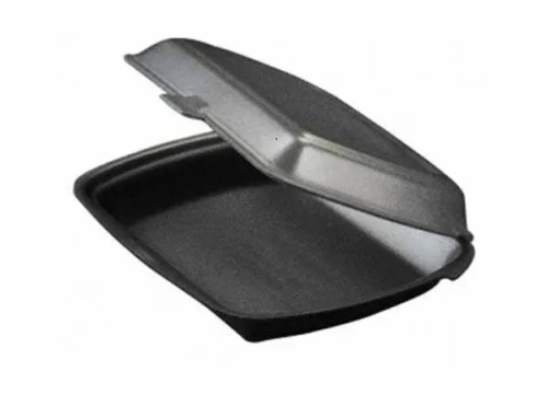 Ланч-бокс ЛБ-1 (250*195*68) ЧЁРНАЯ ЭКОНОМ 100шт/упак