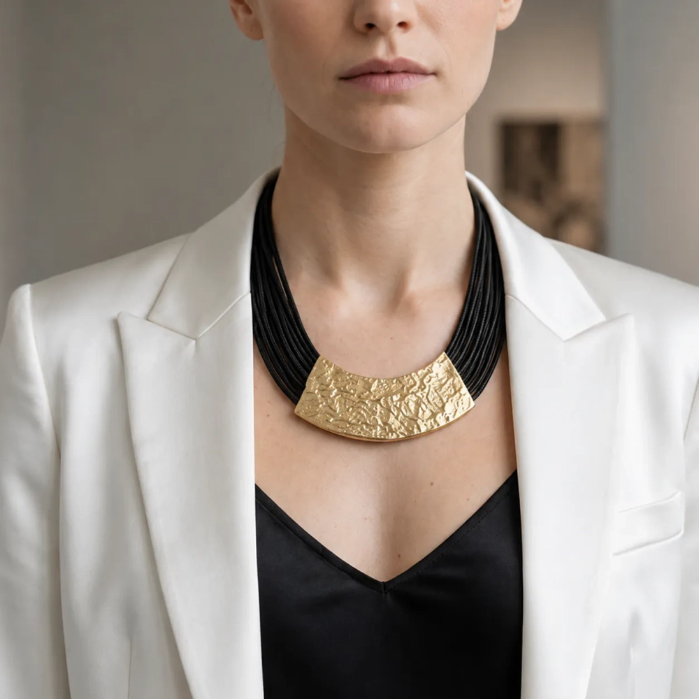 Колье «Клеопатра» Black/Gold
